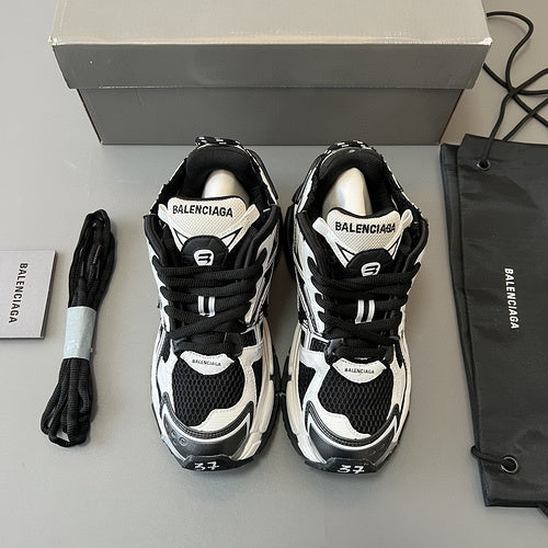 Balenciaga Chocolate Brown Loafer Flats - Full Silhouette View