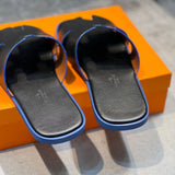 Hermès Black Loafer Flats - Sole Detail View