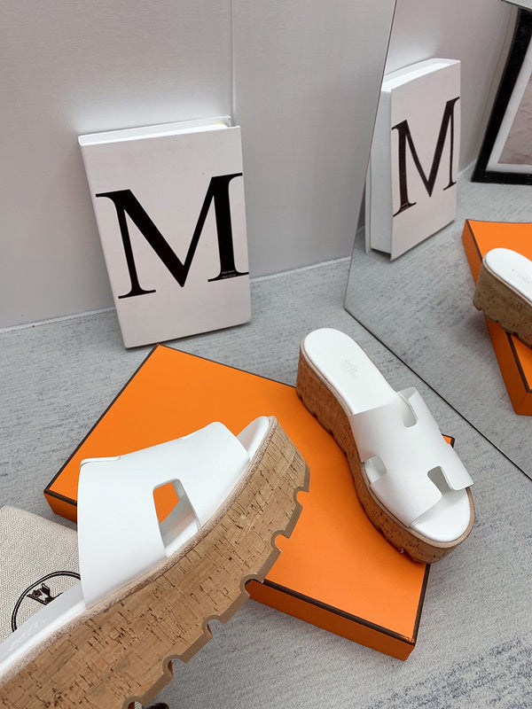 Hermès White Pointed-Toe Stiletto Heels - Back View