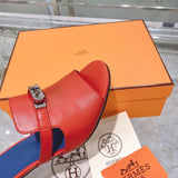 Hermès Nude Ankle Strap Heels - Detail Shot of Craftsmanship