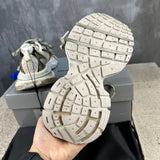 Balenciaga Black Chunky Platform Sneakers - Toe Detail View