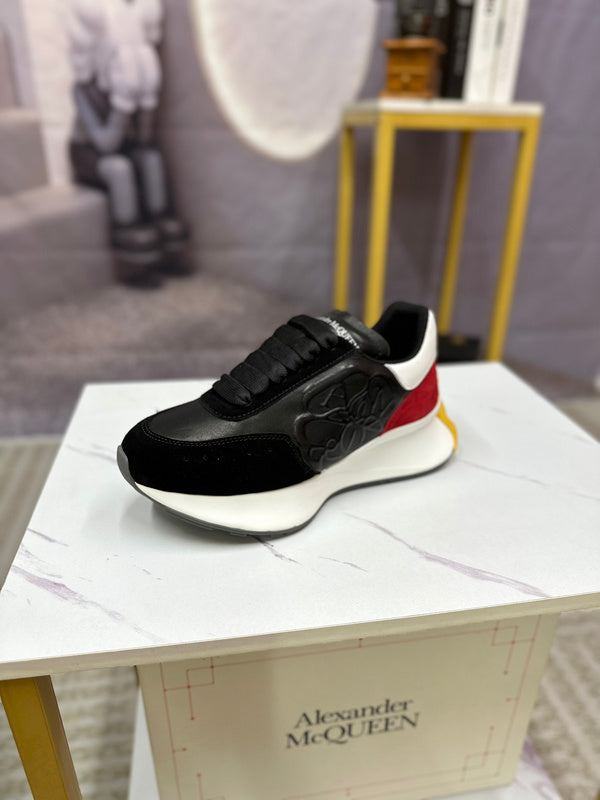 Alexander McQueen Black Pointed-Toe Flats - Lifestyle Styling Shot