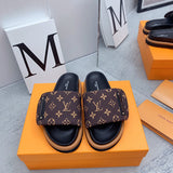 Louis Vuitton Red Low-Top Sneakers - Side Profile View