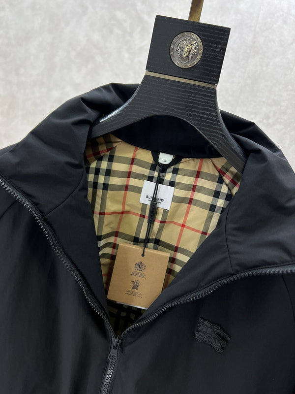 Close-up of Burberry designer clothing craftsmanship