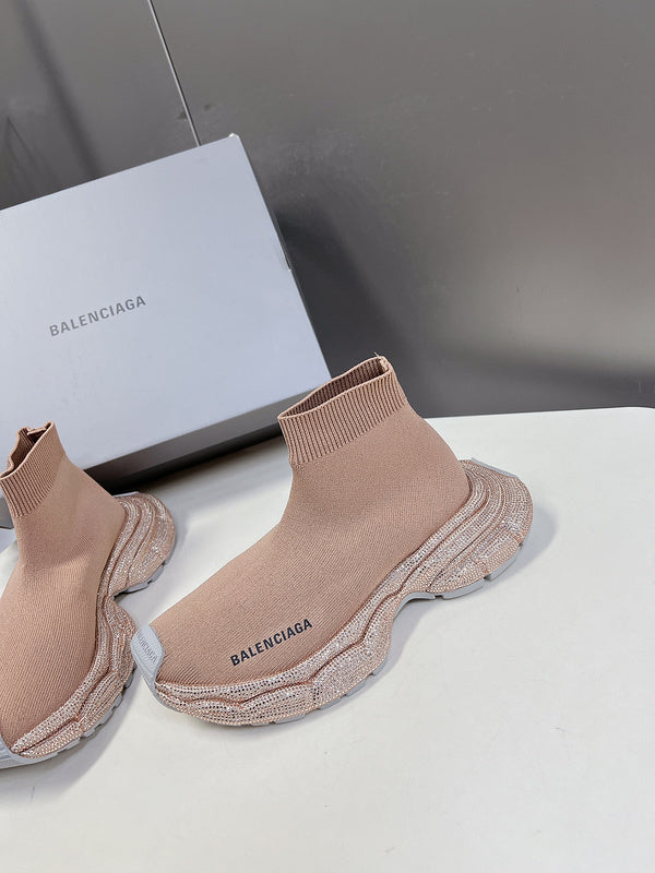 Balenciaga Beige Classic Ballet Flats - Sole Detail View