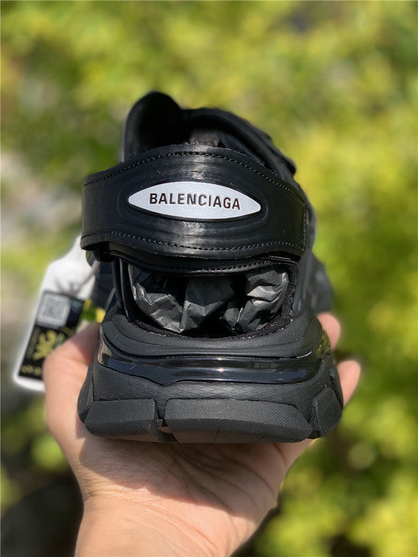 Balenciaga Grey Pointed-Toe Flats - Front View