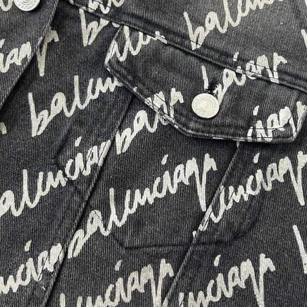 Close-up of Balenciaga designer clothing craftsmanship