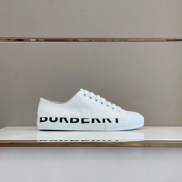 Burberry shoes Style 176 - front view, iconic logo design