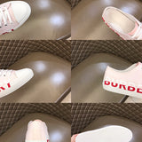 Burberry White Pointed-Toe Flats - Back View
