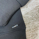 Close-up of Amiri hoodie craftsmanship