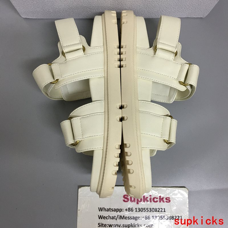 Dior Nude Chunky Platform Sneakers - Sole Detail View