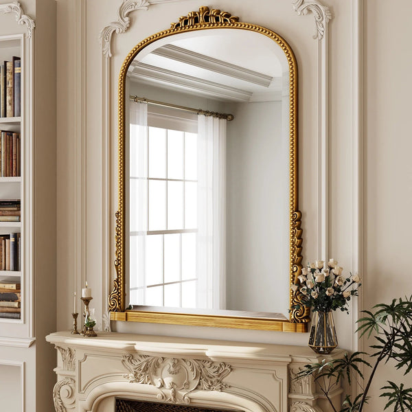 40"X 28" Arched Vanity Mirror Decor Wall Mirror for Bathroom