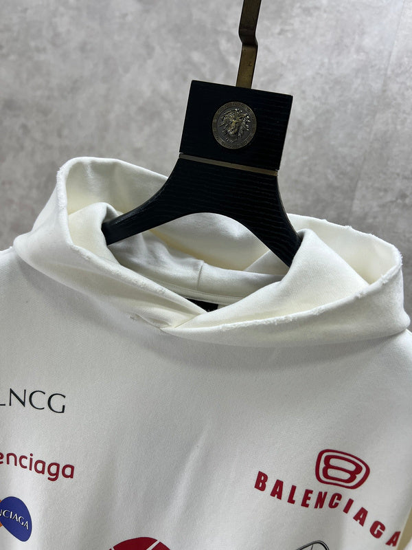 Close-up of Balenciaga designer clothing craftsmanship