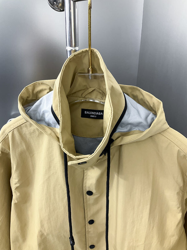Close-up of Balenciaga designer clothing craftsmanship