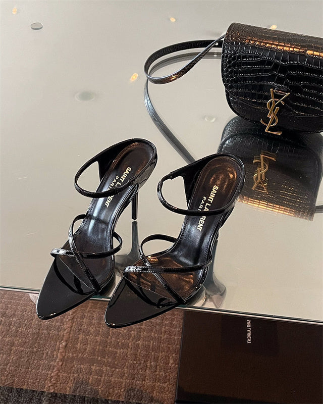 Saint Laurent shoes front view designer style