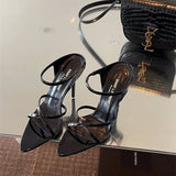 Saint Laurent shoes front view designer style