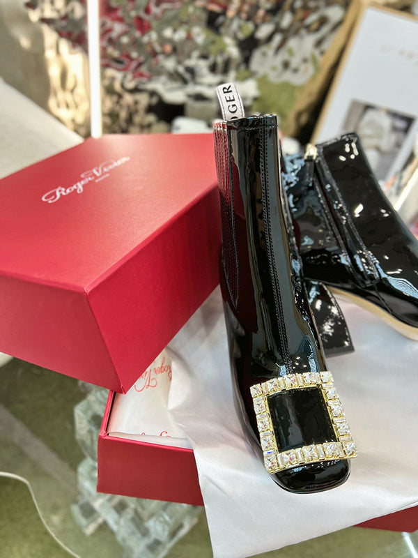 Roger Vivier luxury shoes detail shot