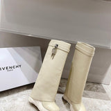 Givenchy Grey High-Top Sneakers - Sole Detail View