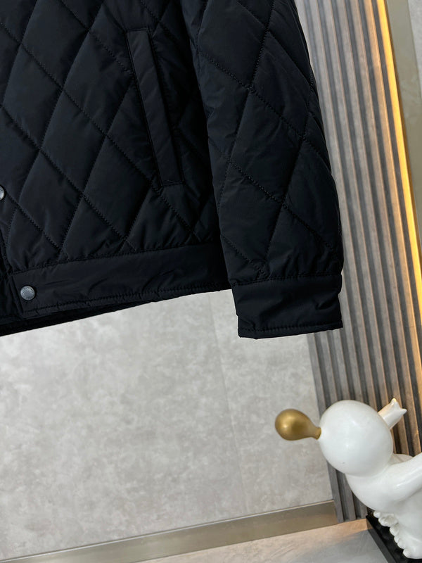 Close-up of Burberry designer clothing craftsmanship