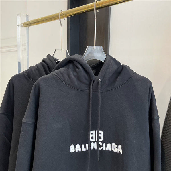 Close-up of Balenciaga designer clothing craftsmanship