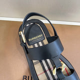 Burberry Grey Bow-Detail Flats - Detail Shot of Craftsmanship