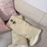 Givenchy Black Platform Heels - Heel Detail View