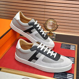 Hermès Chocolate Brown Chunky Platform Sneakers - Lifestyle Styling Shot