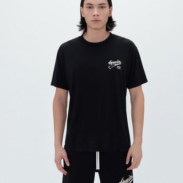 Amiri luxury t-shirt detail shot