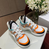 Louis Vuitton White Slip-On Sneakers - Detail Shot of Craftsmanship