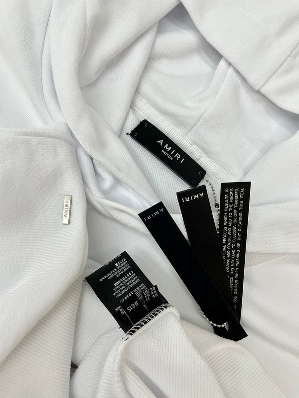 Amiri luxury hoodie detail shot