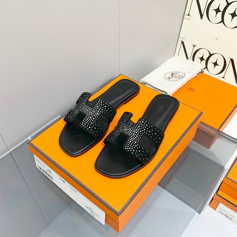 Hermes sandals Style 188 - styled lifestyle view