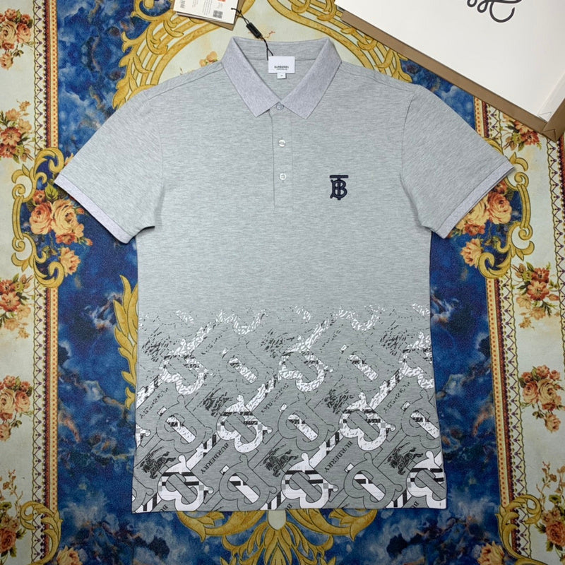 Burberry luxury t-shirt detail shot