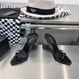 Close-up detail view of Saint Laurent luxury piece style No.100