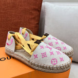 Louis Vuitton Beige Ankle Boots - Angled View