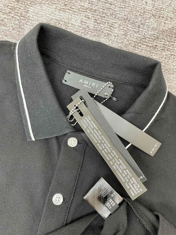 Amiri luxury t-shirt detail shot
