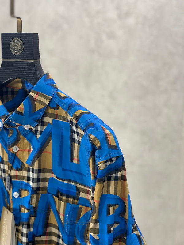 Close-up of Burberry designer clothing craftsmanship