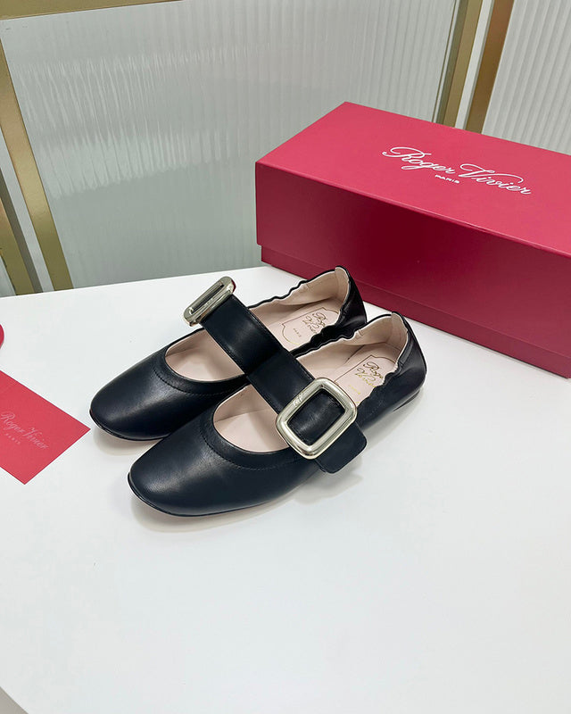 Close-up of Roger Vivier shoes craftsmanship