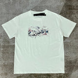 Amiri luxury t-shirt detail shot