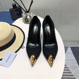 Saint Laurent shoes front view designer style
