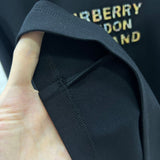 Close-up of Burberry designer clothing craftsmanship