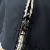 Close-up of Burberry designer clothing craftsmanship