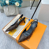 Louis Vuitton shoes Style 409 - logo and branding close-up