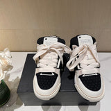 Close-up of Amiri sneakers craftsmanship