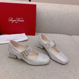 Roger Vivier shoes front view designer style
