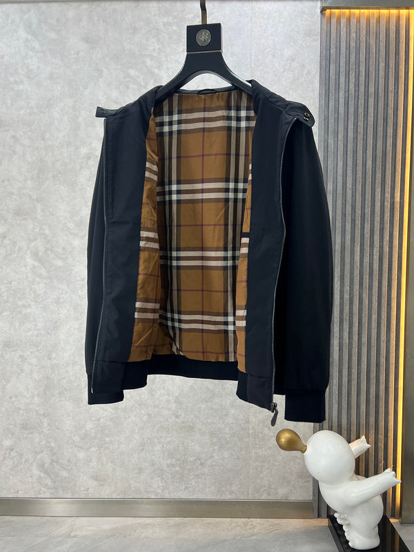 Close-up of Burberry designer clothing craftsmanship