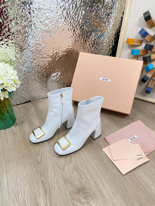 Miu Miu luxury shoes detail shot