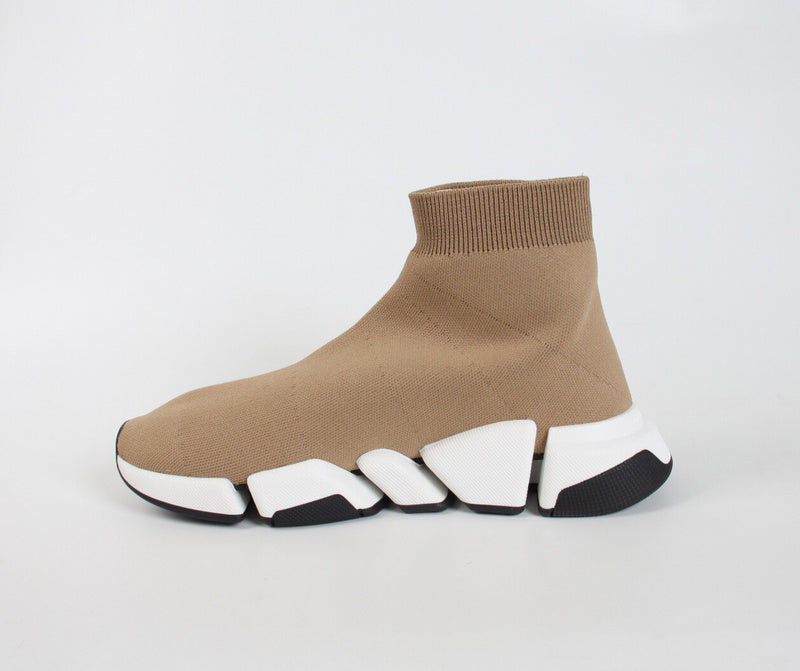 Balenciaga Red Block Heel Pumps - Sole Detail View
