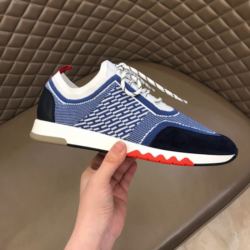 Hermes shoes Style 213 - front view, statement logo accent