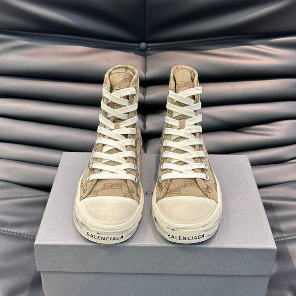 Balenciaga Nude Ankle Boots - Detail Shot of Craftsmanship