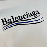 Close-up of Balenciaga designer clothing craftsmanship
